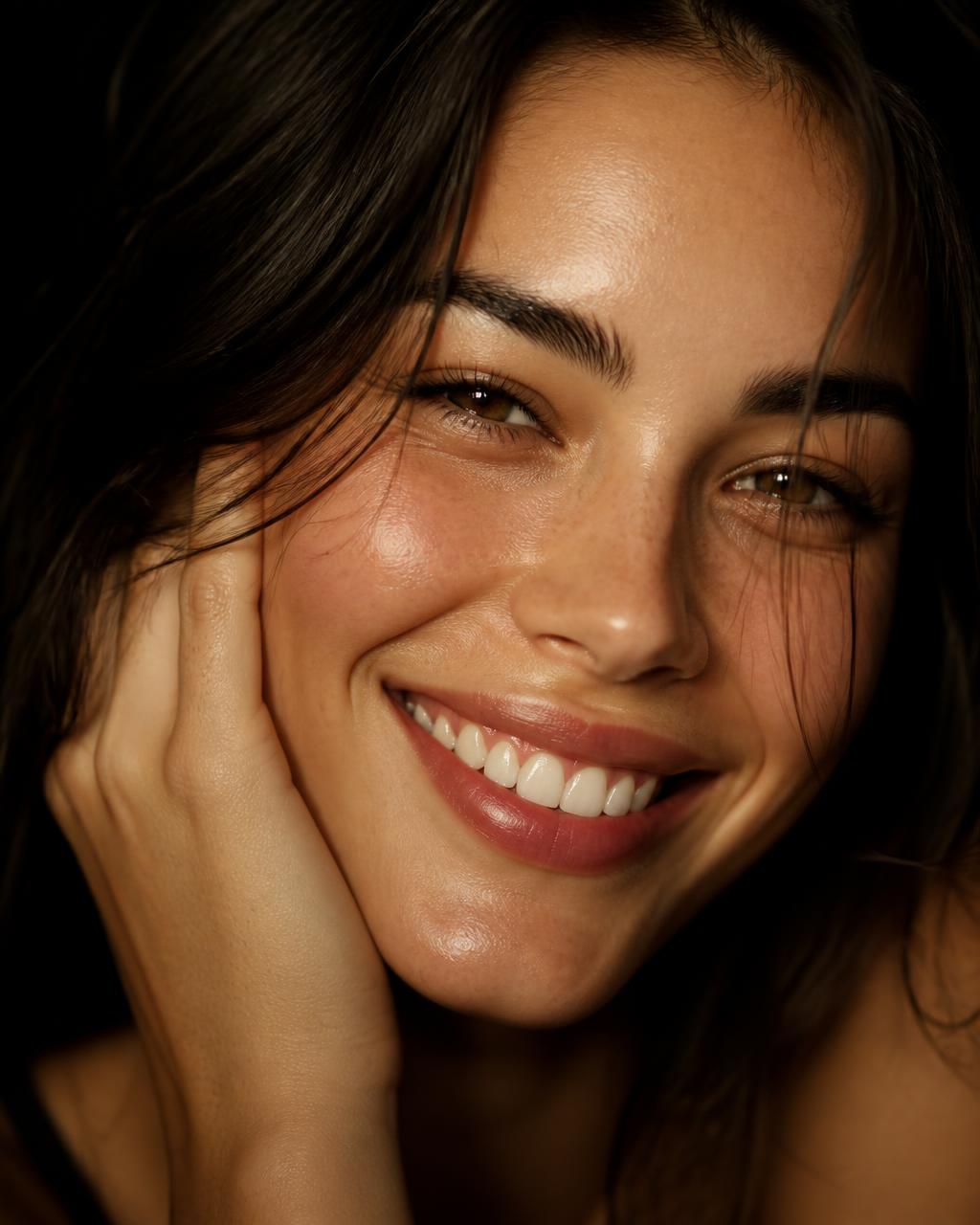 Sorriso natural e harmônico